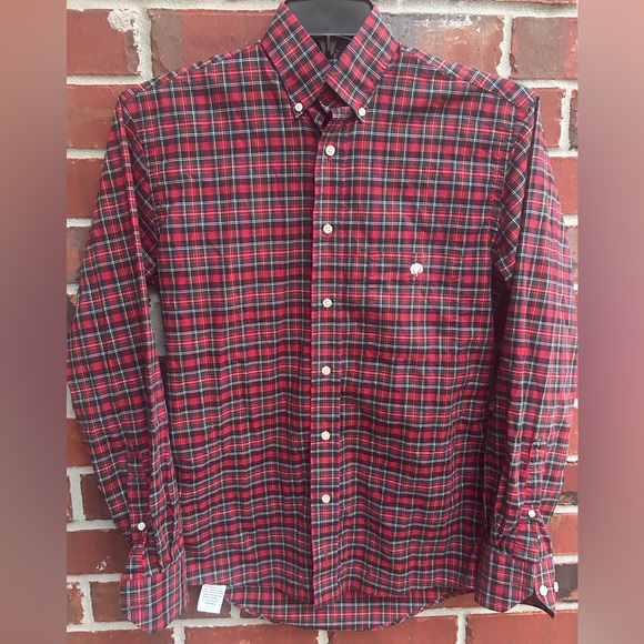 Cotton Brothers Other - Cotton Brothers Men’s Small Red Plaid Long Sleeve Button Down Shirt E4